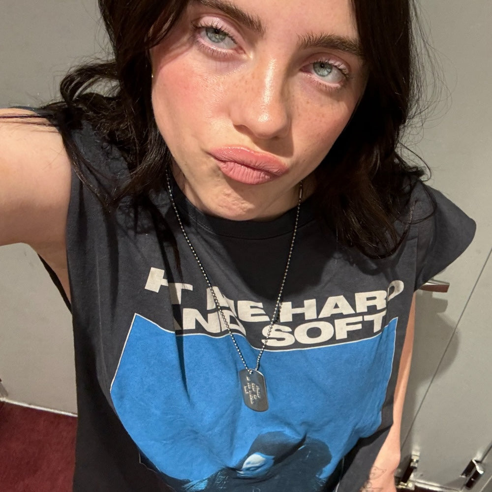 Billie wearing Tracklist Cutoff Muscle Tank 2