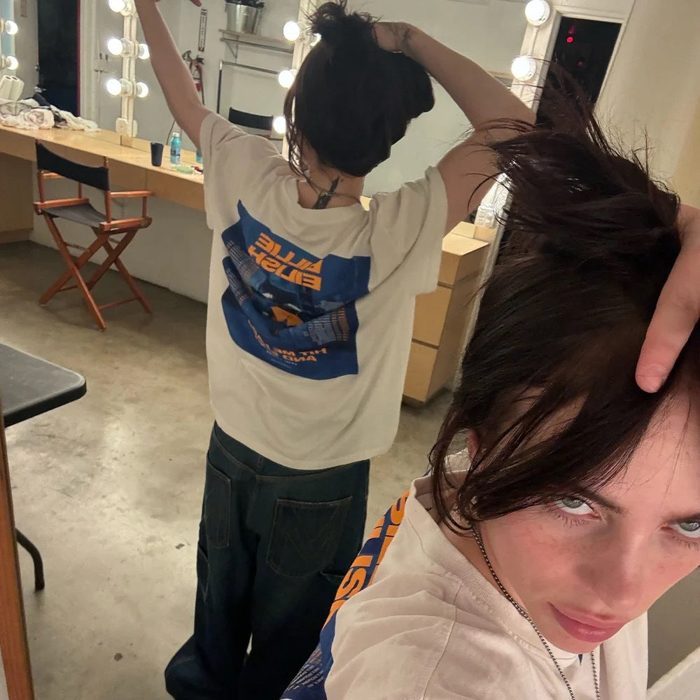 HIT ME HARD AND SOFT Admat Poster Tee Selfie