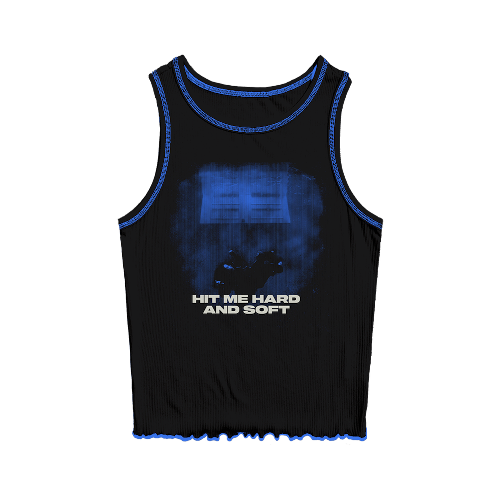 Contrast Stitch Cover Crop Tank