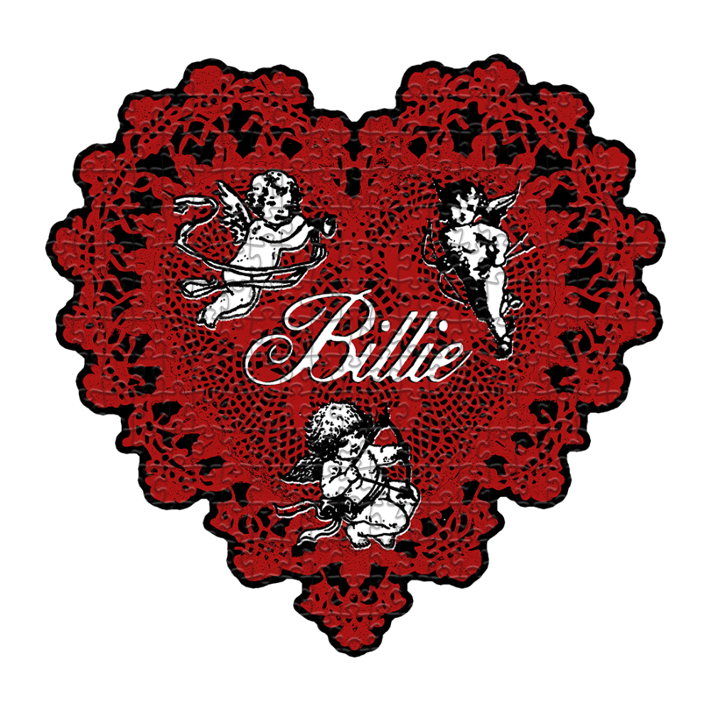 Cherub Heart Shaped Puzzle Billie Eilish Official AU Store Billie Eilish AU Store