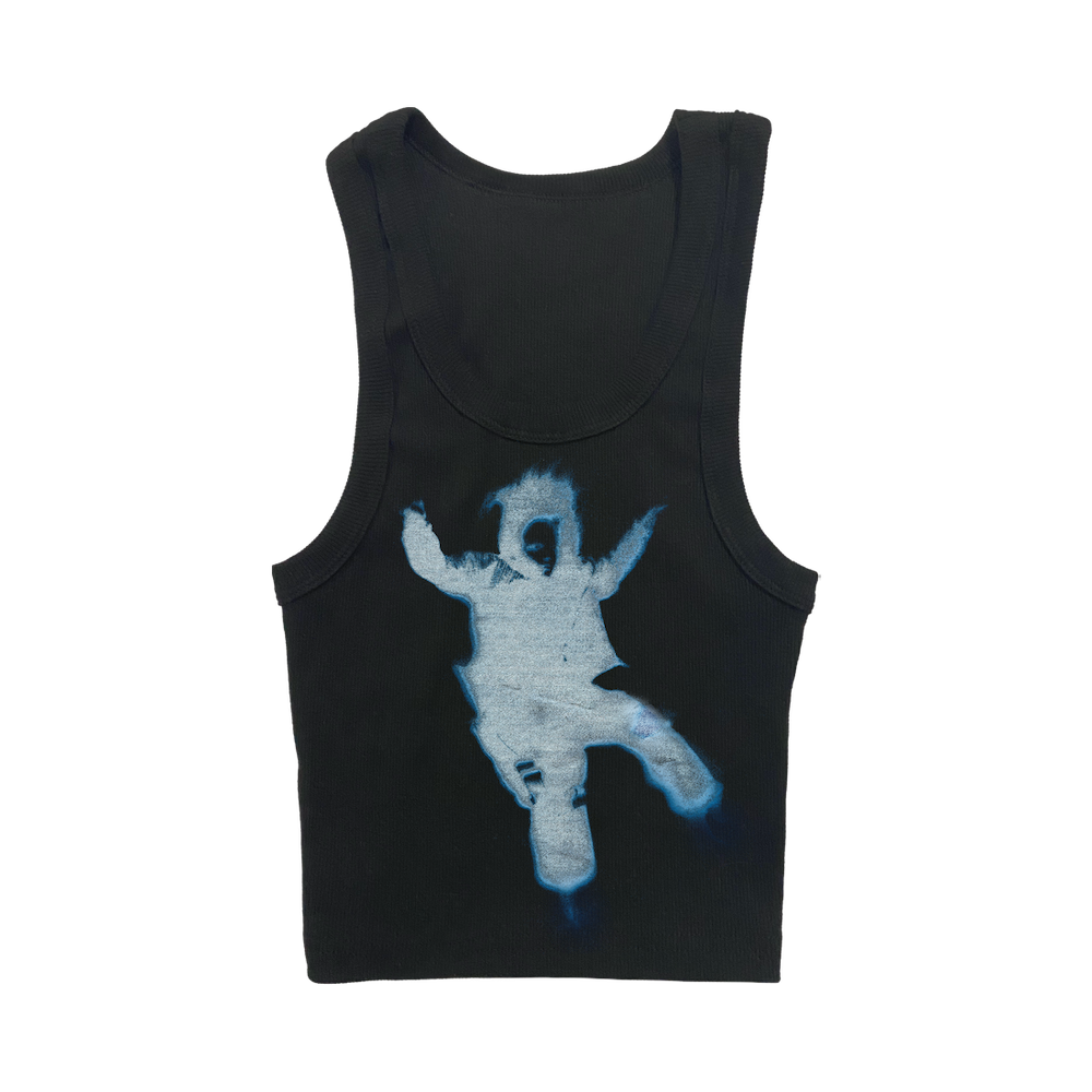 Falling Ribbed Crop Tank