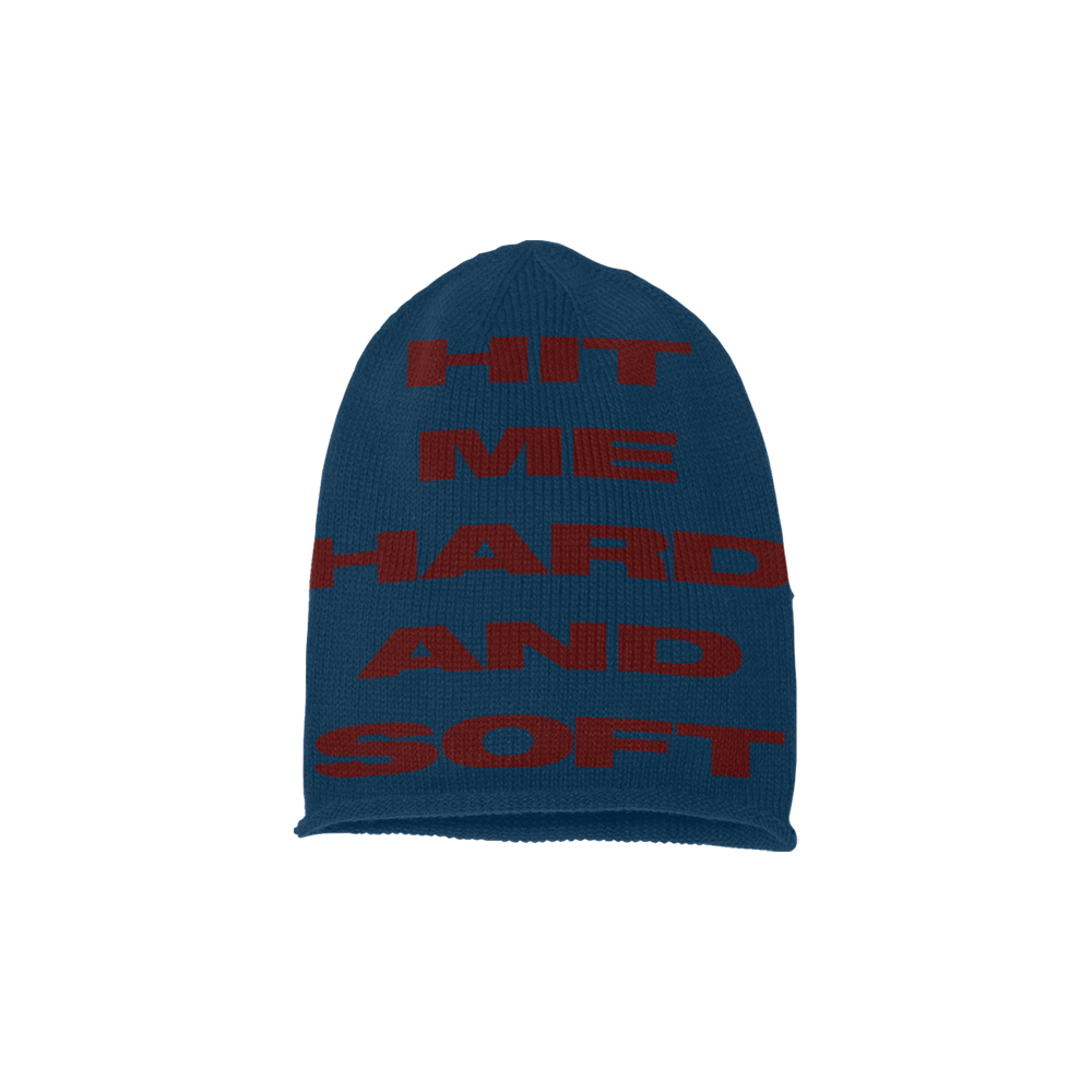 HIT ME HARD AND SOFT Blue Red Beanie