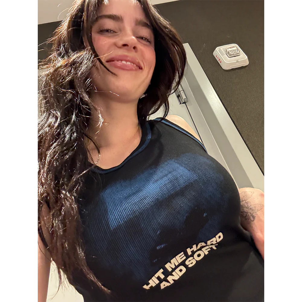 Billie wearing Contrast Stitch Cover Crop Tank