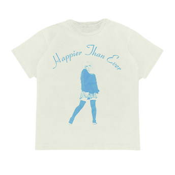 Happier Than Ever Cloud Tour T-Shirt - Front