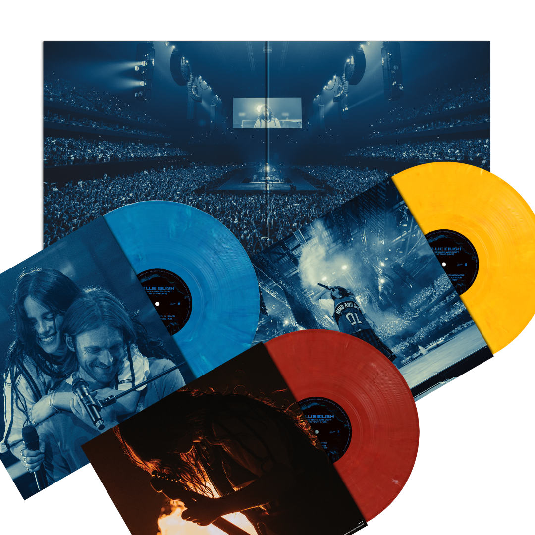 HIT ME HARD AND SOFT: THE TOUR (LIVE) VINYL open packshot