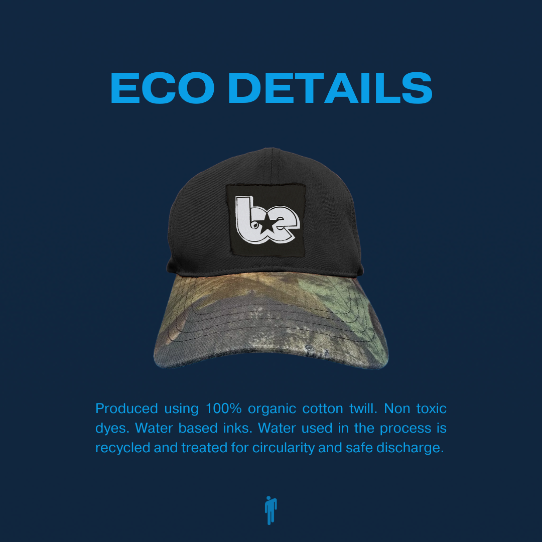 Billie Camo Bill Hat Eco Details