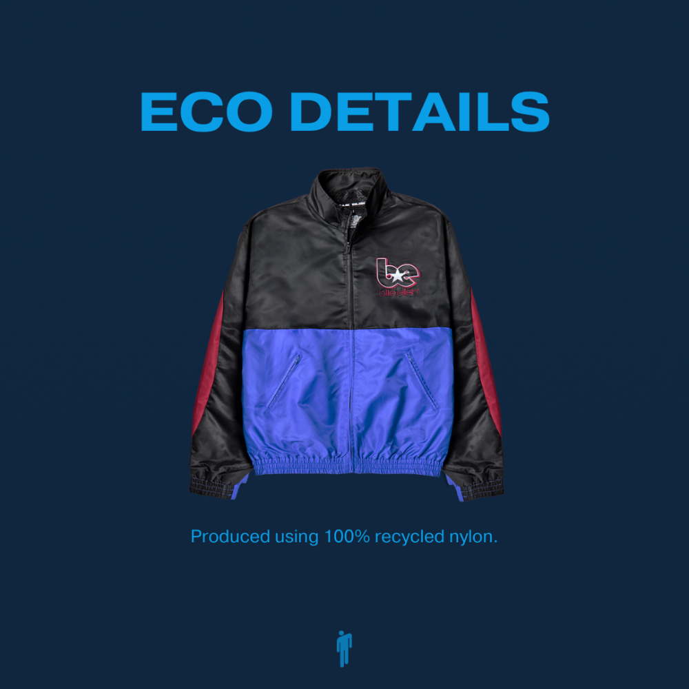 BE TRACK JACKET ECO DETAILS