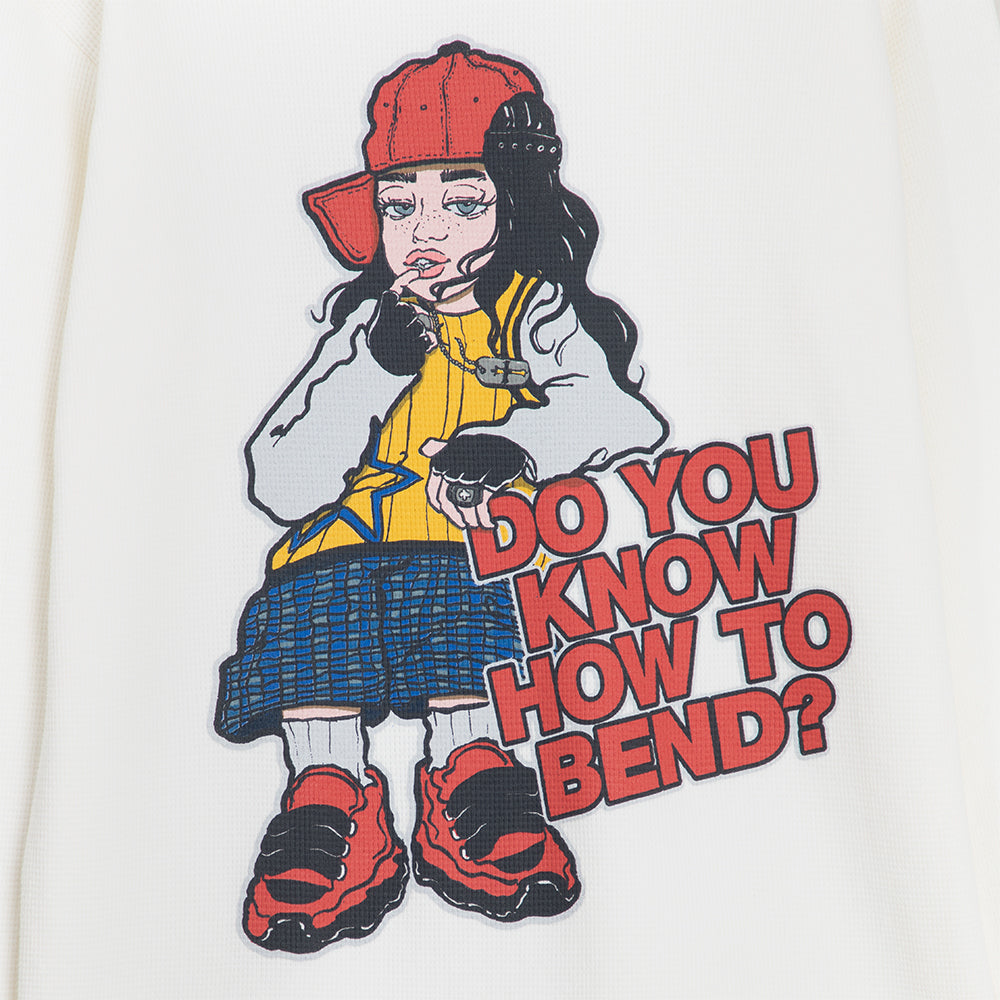 Do You Know How to Bend? Thermal Longsleeve Tee Detail