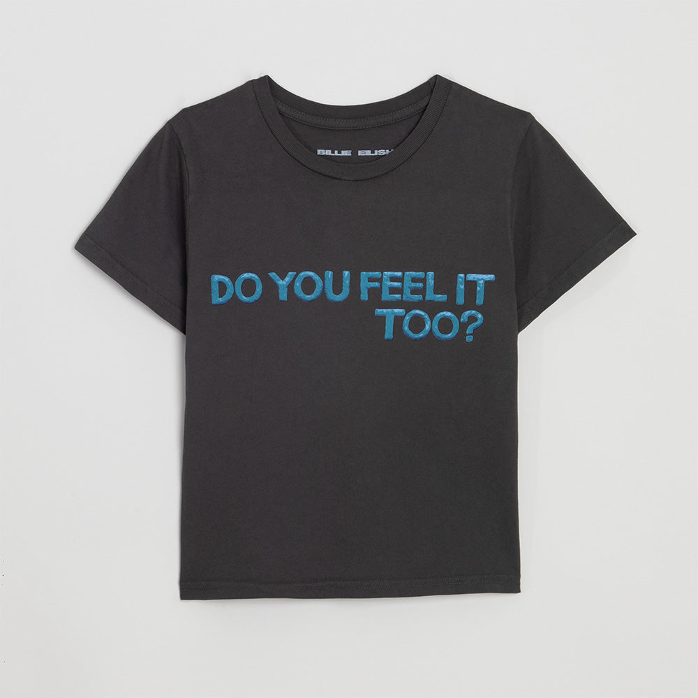 Do You Feel It Too? Crop Baby T-Shirt Front