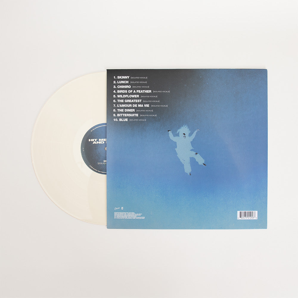 HIT ME HARD AND SOFT ISOLATED VOCALS VINYL Back