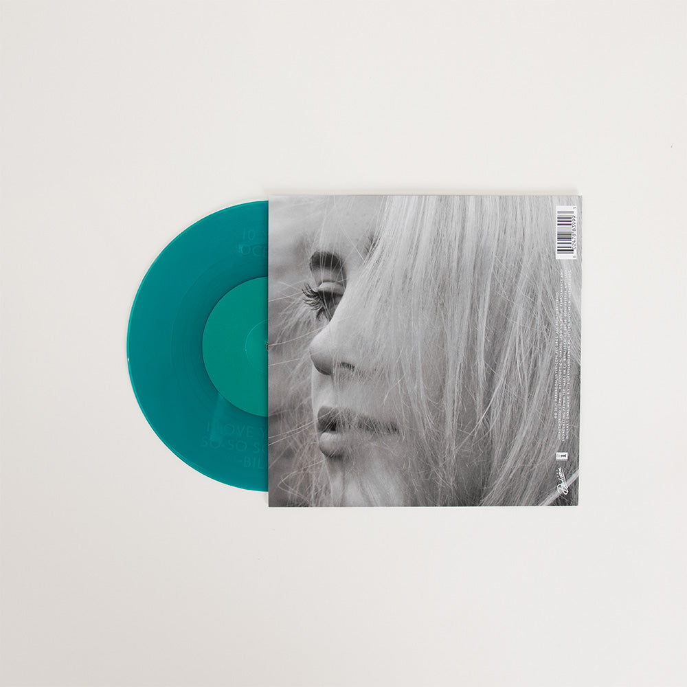 ocean eyes 7" Etched Vinyl [Translucent Turquoise] Back