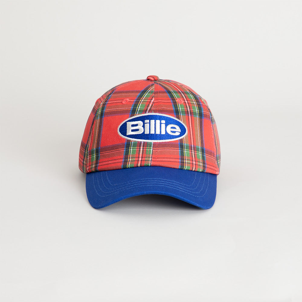 Billie Tartan Plaid Snapback Hat Front