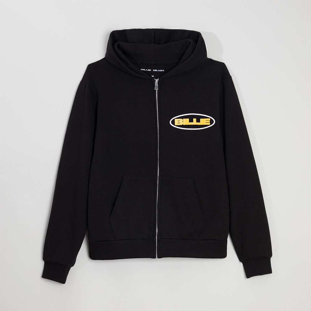 Hit Me Star Black Hoodie Front