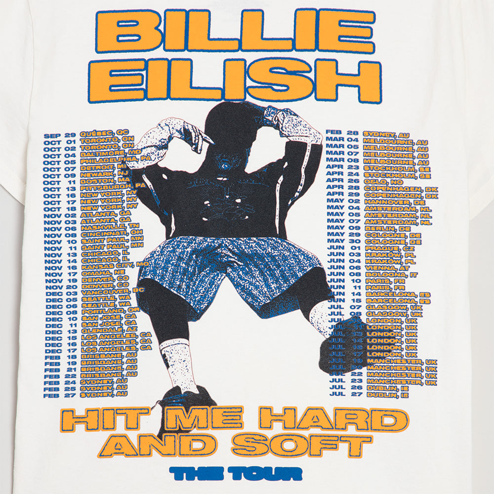 HIT ME HARD AND SOFT Tour Tee Back Detail