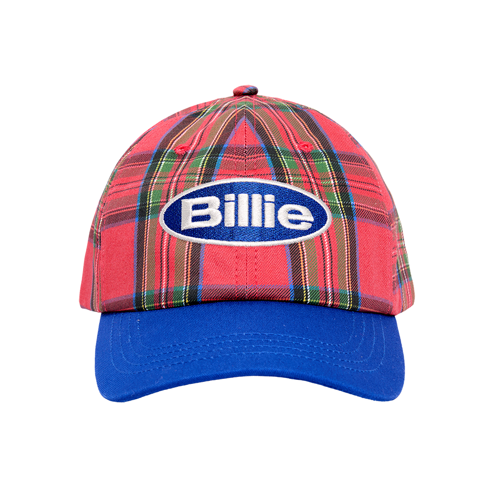 Billie Tartan Plaid Snapback Hat Front