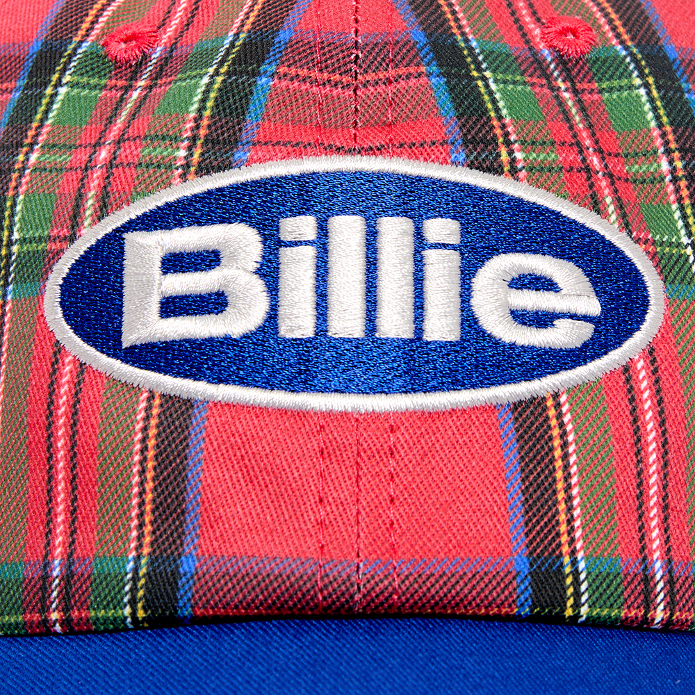 Billie Tartan Plaid Snapback Hat Detail