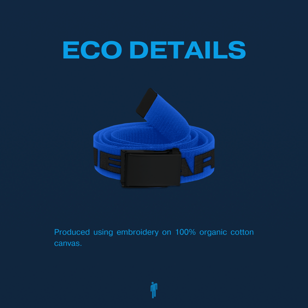 HIT ME HARD AND SOFT BLUE BELT ECO DETAILS