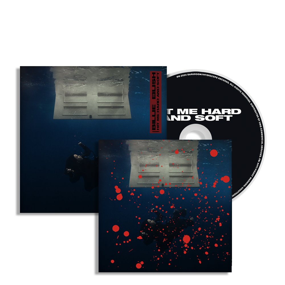 HIT ME HARD AND SOFT Standard CD + Splatter Art Card