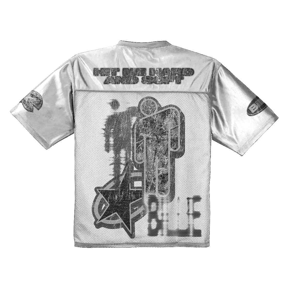 Billie Bandana White Football Jersey Back