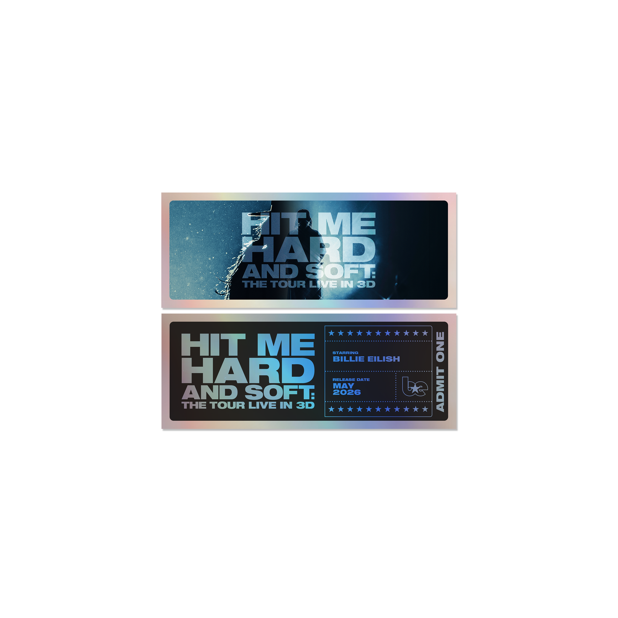 Live in 3D Commemorative Movie Ticket