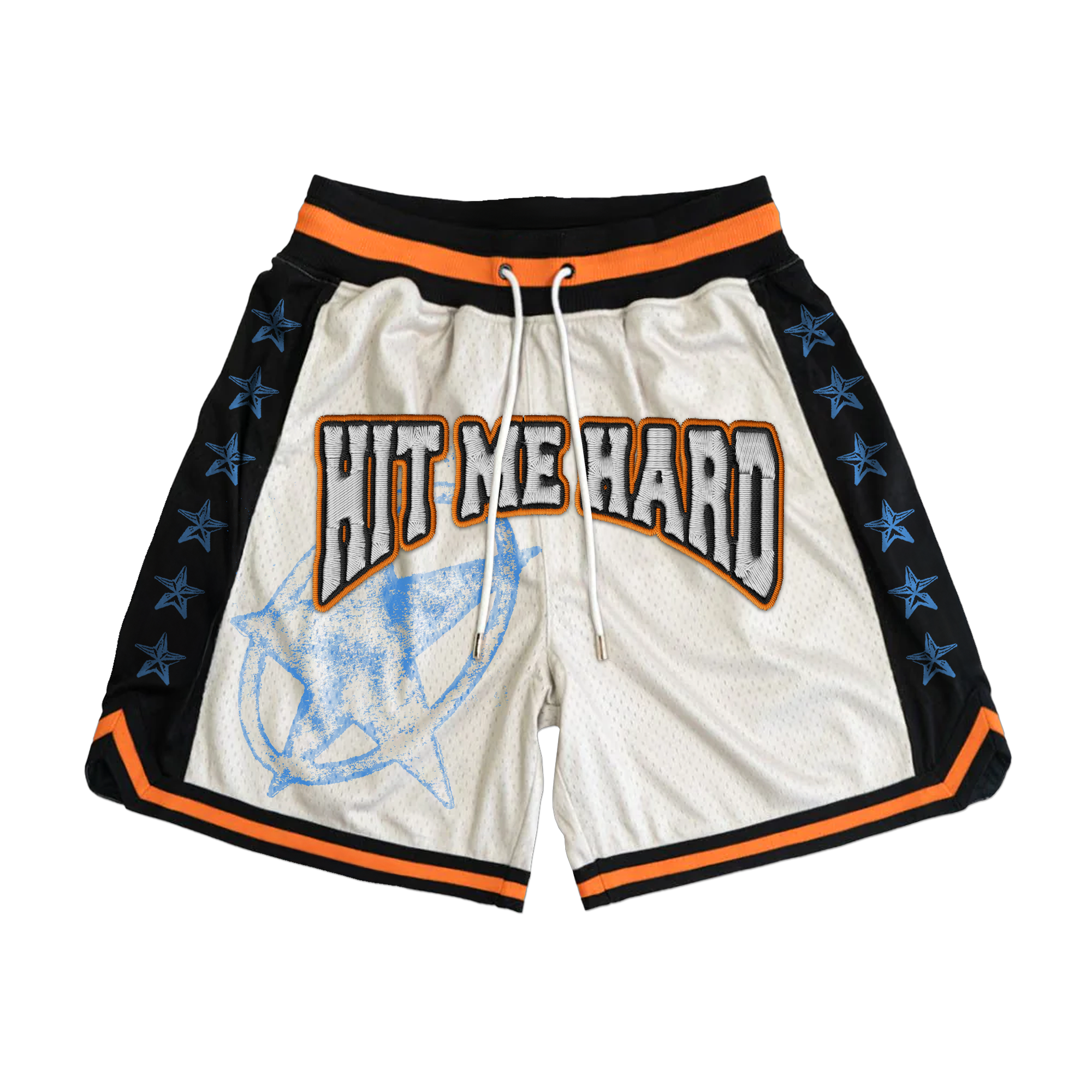 HIT ME HARD AND SOFT Mesh Basketball Shorts