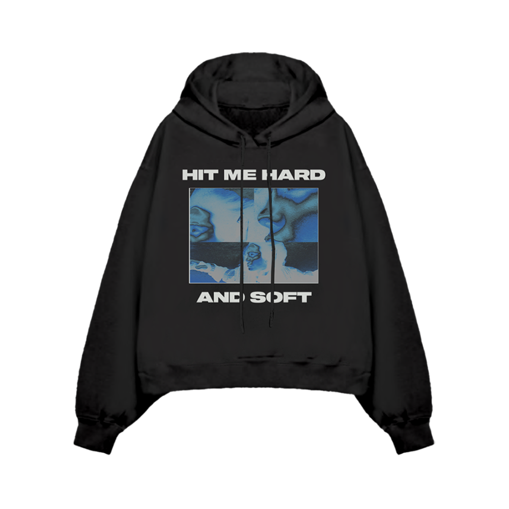 Thermal Photo Title Pullover Black Hoodie