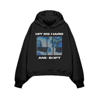 Thermal Photo Title Pullover Black Hoodie