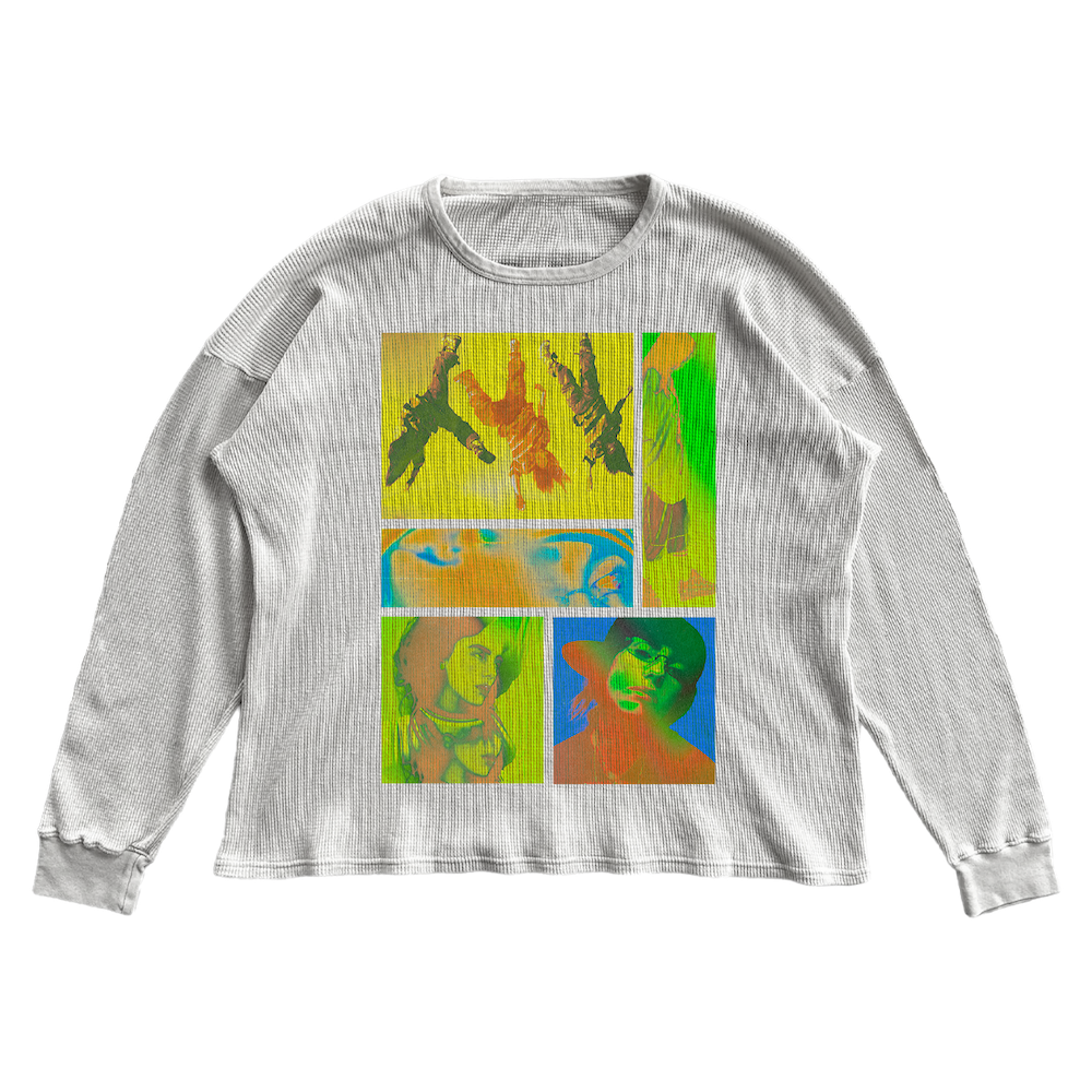 BIRDS OF A FEATHER COLLAGE THERMAL LONG SLEEVE