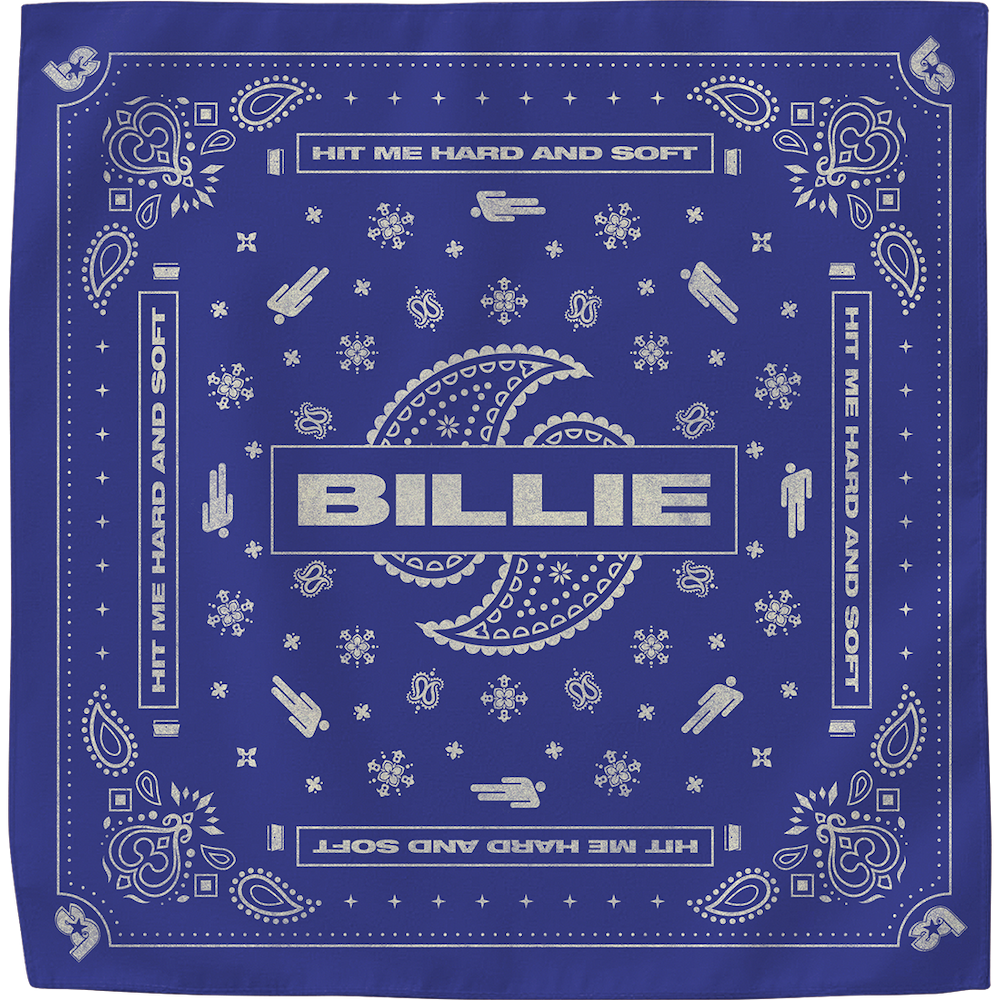 Paisley Bandana Blue