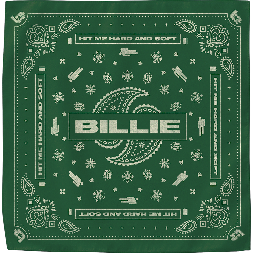 Paisley Bandana Green