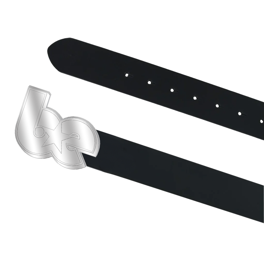 BE Vegan Leather Belt Flat Lay