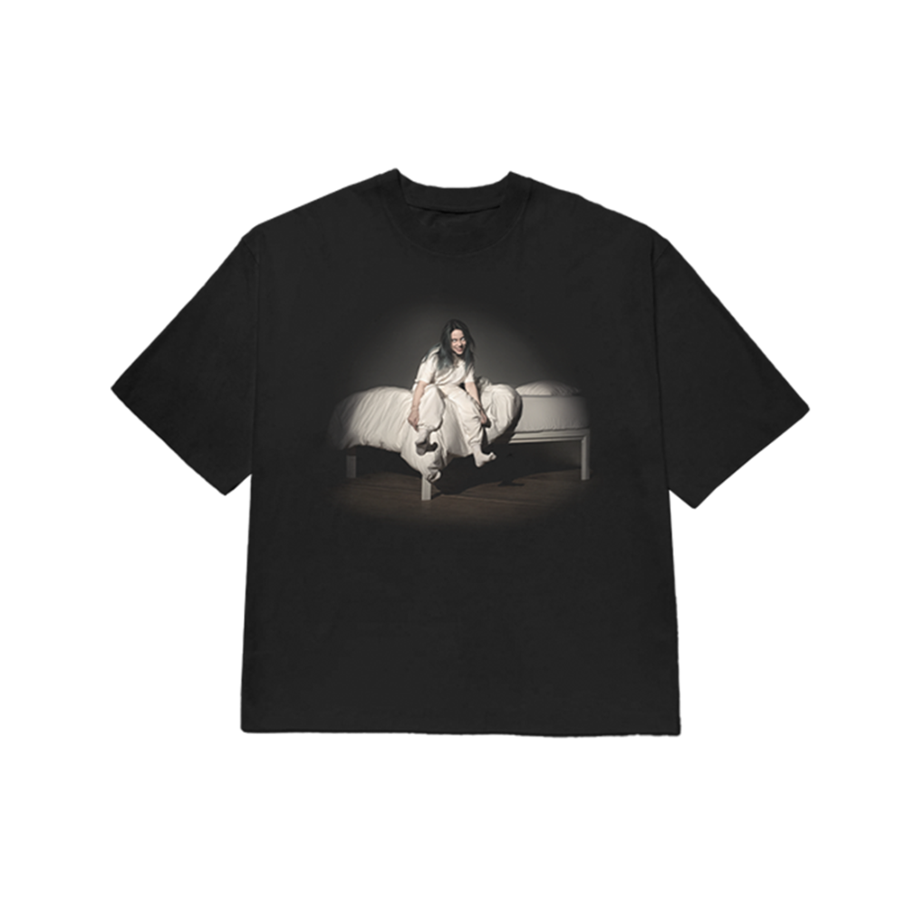 Billie Eilish tシャツM 2019 オフィシャル Billie Eilish T Shirt Purple Illustration Official Unisex