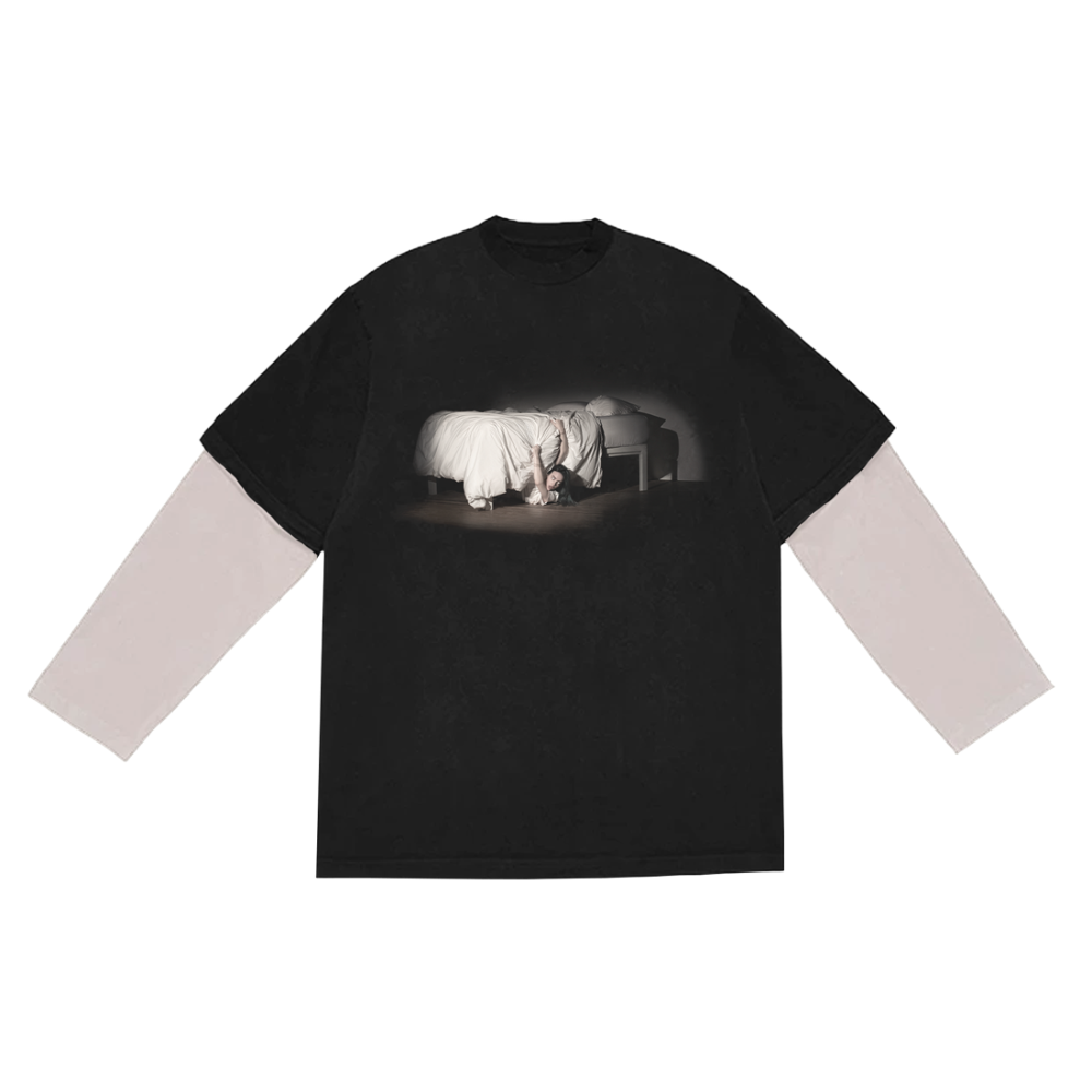 WWAFAWDWG Anniversary Layered LS Tee in Black