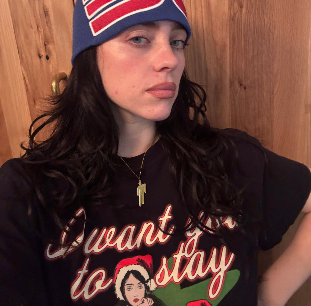 Gold Blohsh Pennant Necklace Bilie